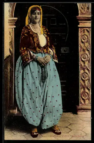 AK Scenes et Types, Belle Fatma, arabische Volkstypen