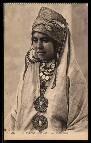 AK Scenes et Types, Une Ouled Nail, arabische Volkstypen