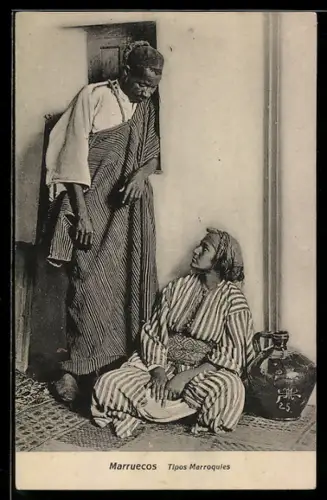 AK Marruecos, Tipos Marroquies, arabische Volkstypen