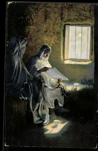 AK Türkisch-orientalische Typen in einem maurischen Cafe, arabische Volkstypen