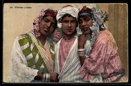 AK Fillettes arabes, arabische Volkstypen