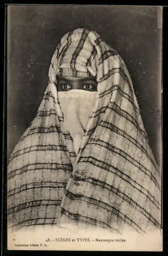 AK Mauresque voilée