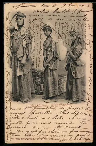 AK Bédouines mendiantes