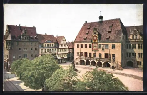 AK Heilbronn a. N., Kätchenhaus und Rathaus