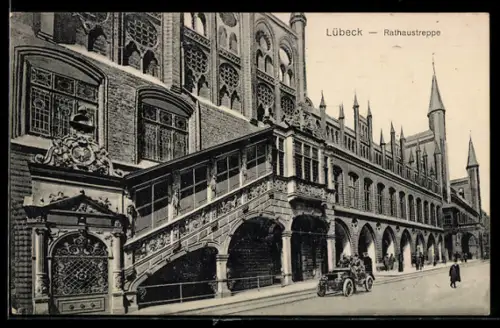 AK Lübeck, Rathaustreppe