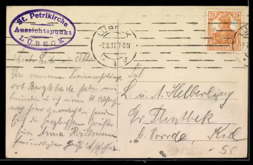 AK Lübeck, Rathaustreppe