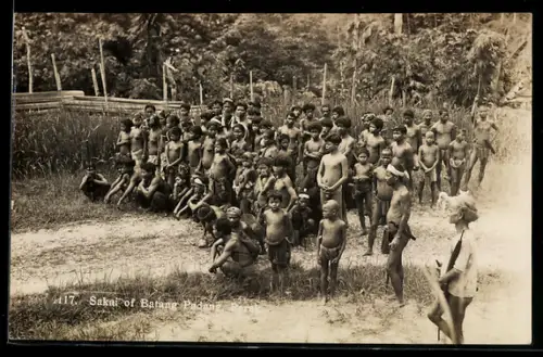 AK Perak, Sakai of Batang Padang, asiatische Volkstypen