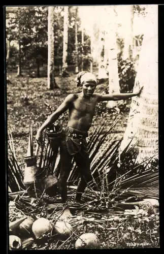 AK Toddy Men, asiatische Volkstypen