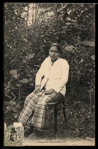 AK Type de Femme Malaise, asiatische Volkstypen