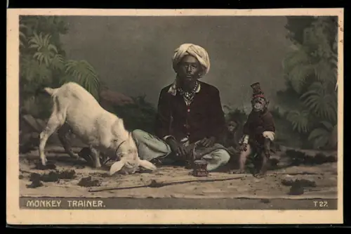 AK Indien, Monkey Trainer