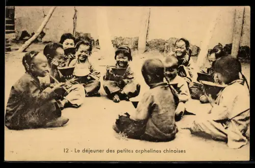 AK China, Le déjeuner des petites orphelines chinoises