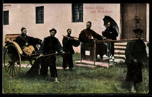 AK China, Sedan Chair and Rickshaw