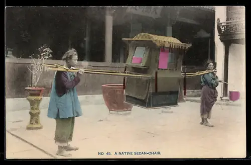 AK China, A Native Sedan-Chair
