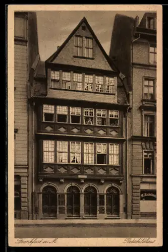 AK Frankfurt a. M., Rothschild-Stammhaus, Börnestrasse 26