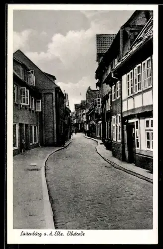 AK Lauenburg a. d. Elbe, Partie in der Elbstrasse