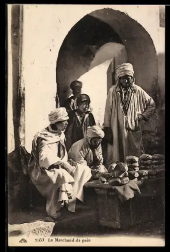 AK Le Marchand de Pain, Arabische Brotverkäufer