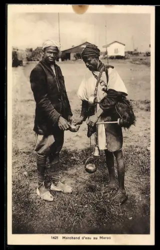 AK Marchand d`eau au Maroc, Marokkanischer Wasserverkäufer