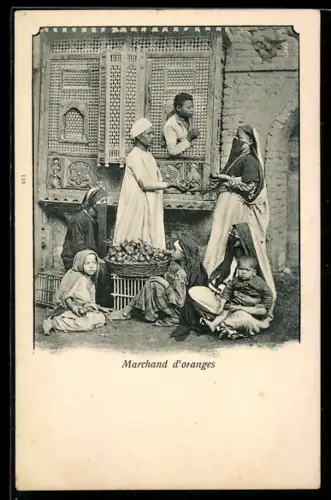 AK Marchand d`oranges, Apfelsinenhändler