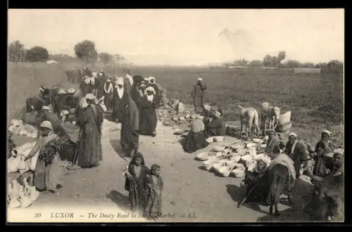 AK Luxor, The Dusty Road to Luxor Market