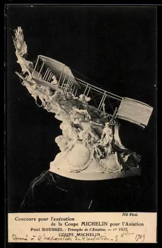 AK 1er Prix Coupe Michelin, Triomphe de l`Aviation, Flugzeug
