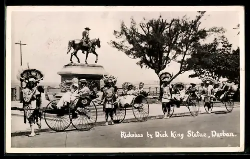 AK Durban, Rickshas by Dick King Statue