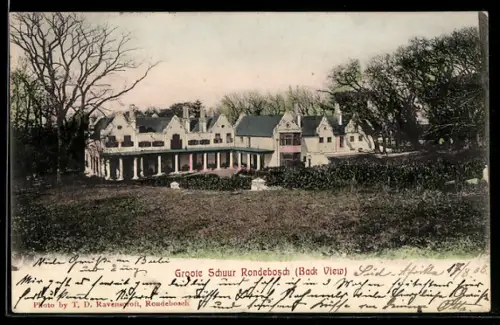 AK Rondebosch, Groote Schuur, Back View