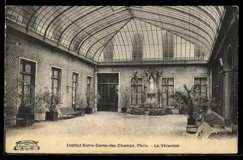 AK Paris, Institut Notre-Dame-des-Champs, La Vérandah