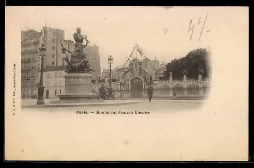 AK Paris, Monument Francis Garnier