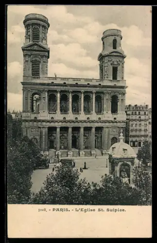 AK Paris, L`Église St. Sulpice