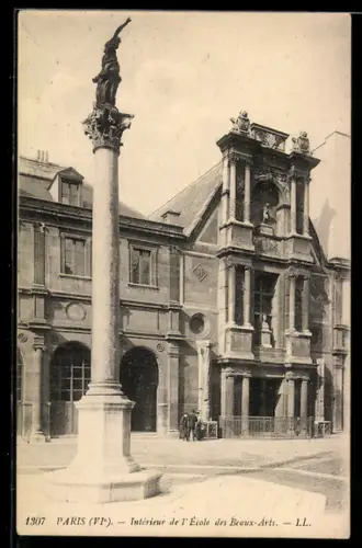AK Paris, Intérieur de l`École des Beaux-Arts