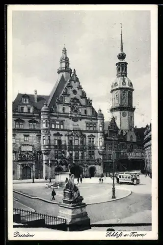 AK Dresden, Schloss und Turm