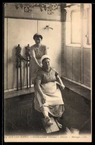 AK Aix-les-Bains, Etablissement Thermal, Douche