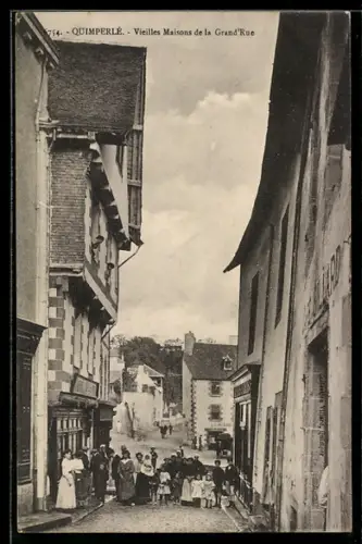 AK Quimperlé, Vieilles Maisons de la Grand` Rue