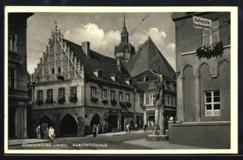 AK Brandenburg /Havel, Am Kurfürstenhaus