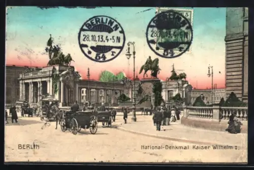 AK Berlin, National-Denkmal Kaiser Wilhelm I