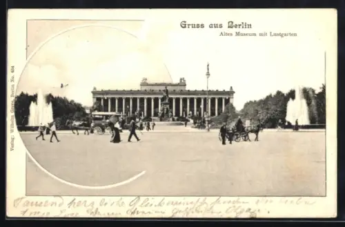 AK Berlin, Altes Museum, Lustgarten