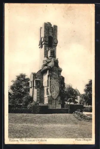 AK Köln-Marienburg, Bismarcksäule