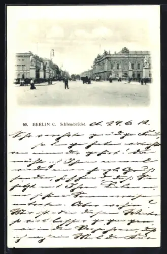 AK Berlin, Schlossbrücke, Panorama