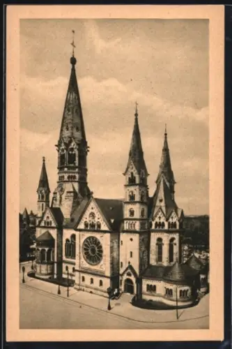 AK Berlin-Charlottenburg, Kaiser-Wilhelm-Gedächtniskirche