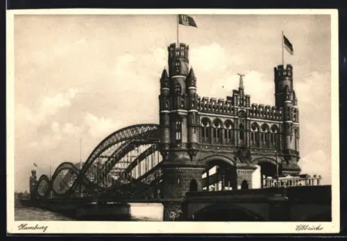 AK Hamburg-Rothenburgsort, Elbbrücke