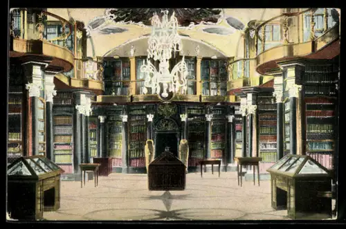 AK St. Gallen, Inneres der Stiftsbibliothek