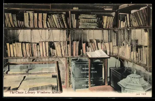 AK Wimborne, Wimborne Minster, The Chain Library