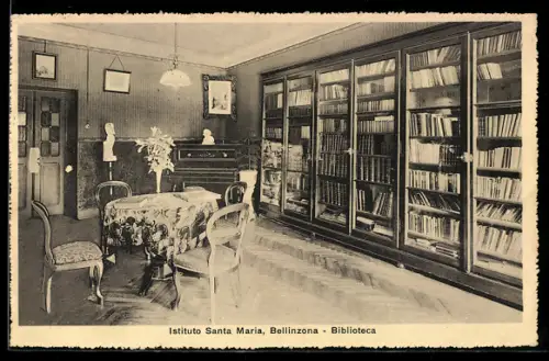 AK Bellinzona, Instituto Santa Maria, biblioteca