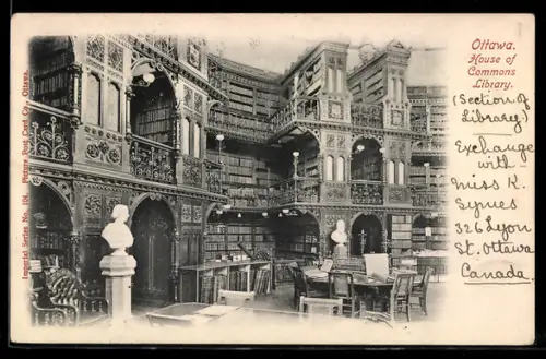 AK Ottawa, House of Commons, Library