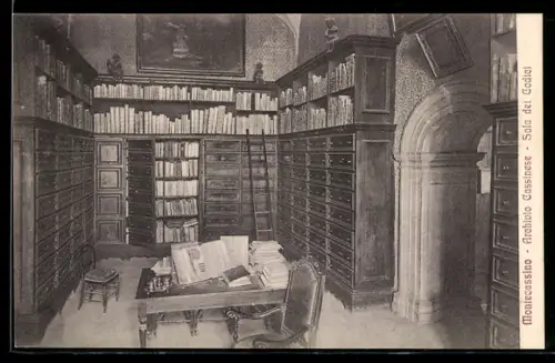 AK Montecassino, Arcivio Cassinese, Sala dei Codici, Bibliothek