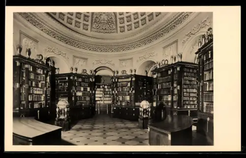 AK Klosterneuburg, Stift, Bibliotheksaal, Eingerichtet 1836-37