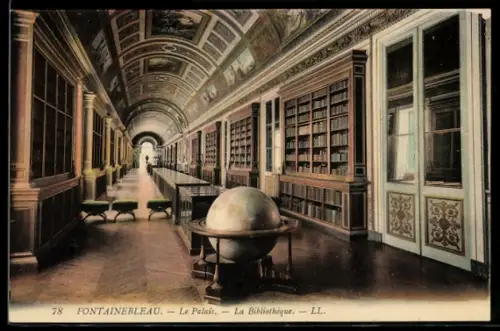 AK Fontainebleau, Le Palais, La Bibliothèque