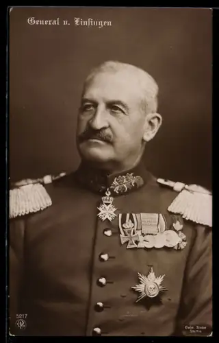 AK Portrait von General v. Linsingen