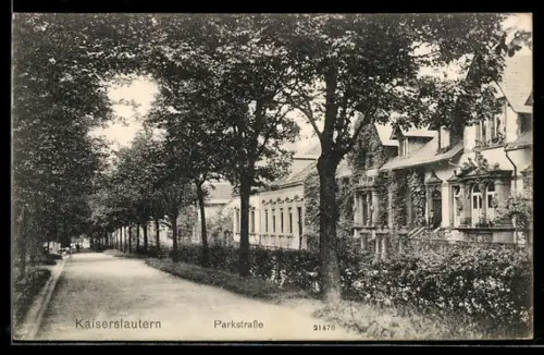 AK Kaiserslautern, Blick in die Parkstrasse