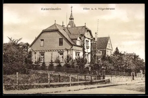 AK Kaiserslautern, Villen an der Hilgardstrasse